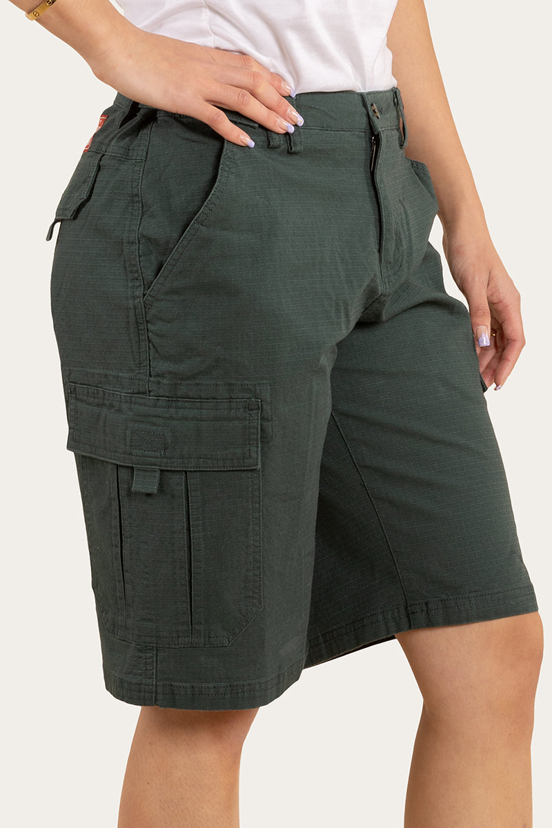 Clearwater Womens Ripstop Work Short - Forest