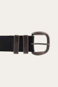James Belt - Black / Silver - 100% Australian Made