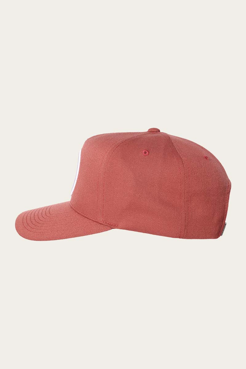 Grover Wool Baseball Cap - Salmon Red