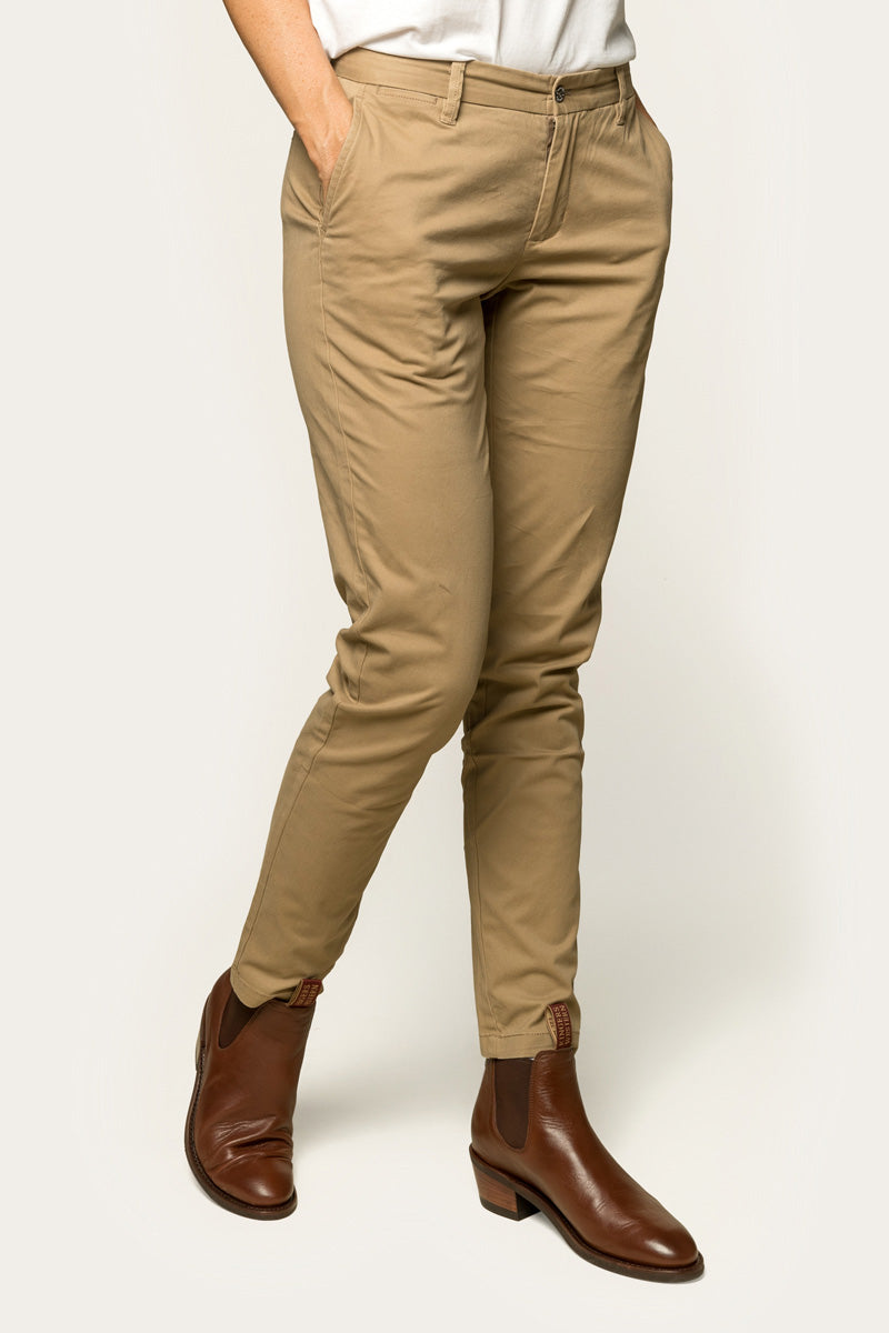 Aldgate Womens Chino Pant Clay