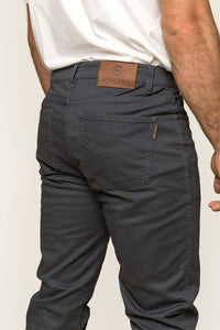 Avondale Mens 5 Pocket Stretch Drill Jeans - Steel Blue