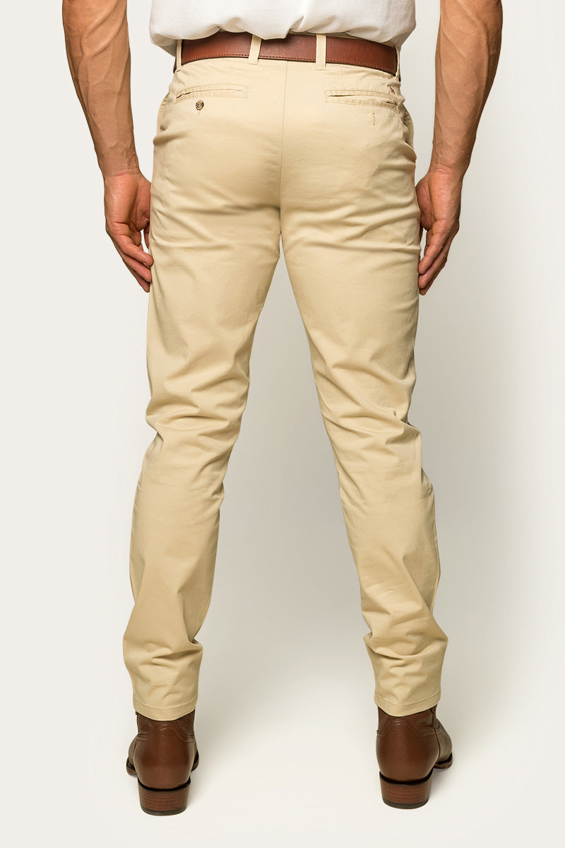 Bachelor Mens Regular Fit Chino Pant - Bone