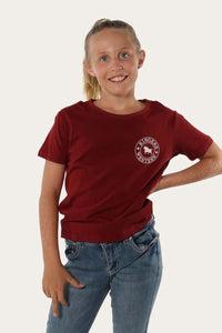 Signature Bull Kids Classic Fit T-Shirt - Amber/White