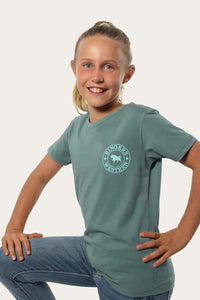 Signature Bull Kids Classic Fit T-Shirt - Sea Green/Sea Glass
